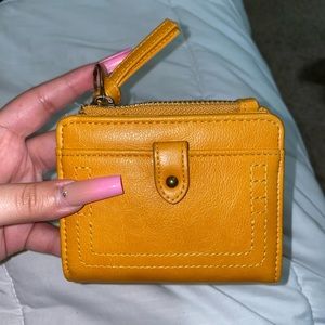 yellow wallet